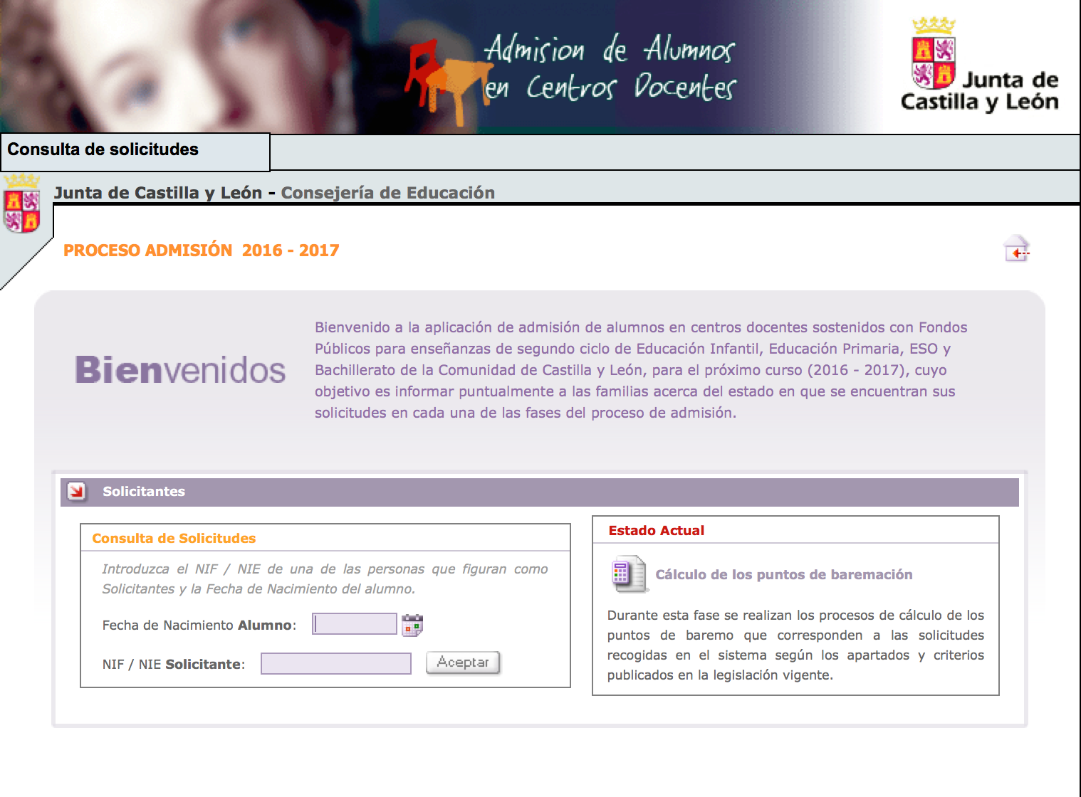 Consulta el baremos