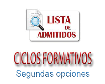 Ciclos formativos: segundas opciones