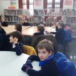 Biblioteca Gabriel y Galán. Alumnos de 1º E.Primaria
