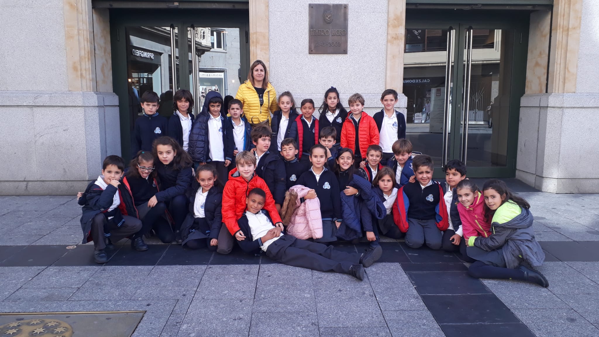 Los escolares van al Teatro