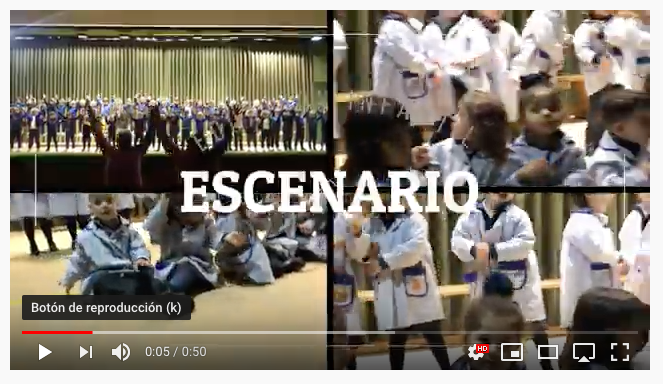 Todo preparado para el festival de E.Infantil