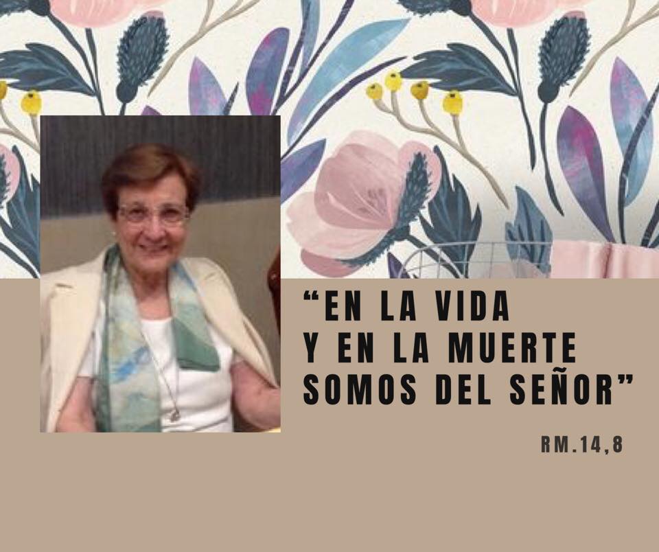 Ha fallecido la Hermana MªEugenia.