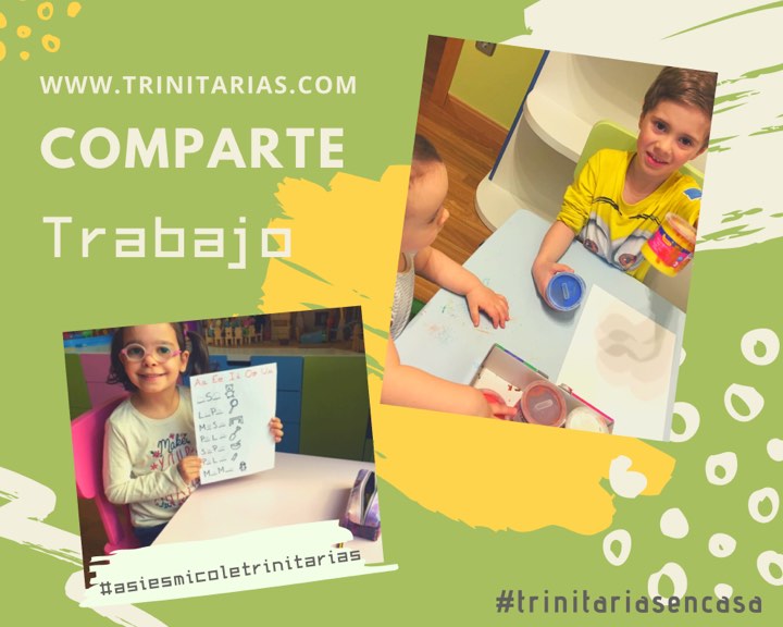 #COMPARTEtrabajo En el cole o en casa, aprender es divertido.