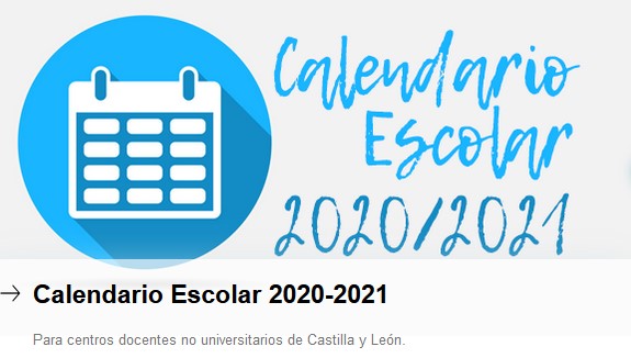 Calendario escolar 2020-2021